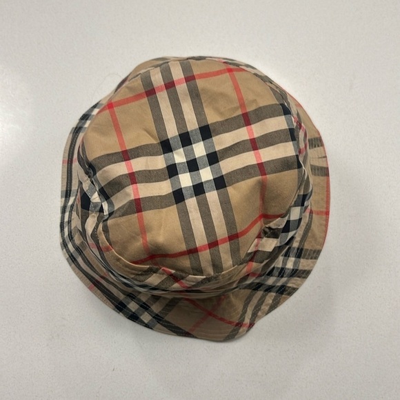 Burberry Kids Check Bucket Hat - Picture 2 of 6